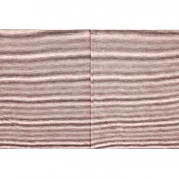 Wohndecke “Turin” von IBENA – 140 cm B x 200 cm L, feine Streifen, Baumwolle