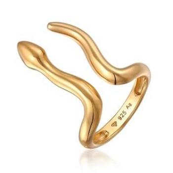 Elli Fingerring »Ring Schlange 925 Sterling Silber«