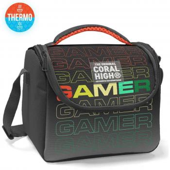Coral High Kids Gamer Patterned Thermo Box 11780