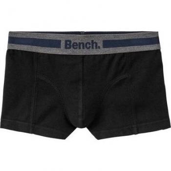 Overlock-Nähte Boxershorts grau