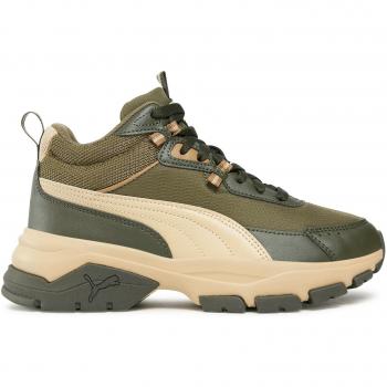 Khaki Sneakers Puma Cassia Via Mid 391309