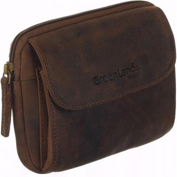 18‑cm Brown Leather Fanny Pack – Montenegro Edition