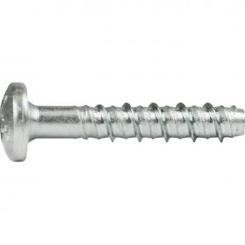 Durafix 35mm Concrete Screws, 100-Pack (Zinc Coated)
