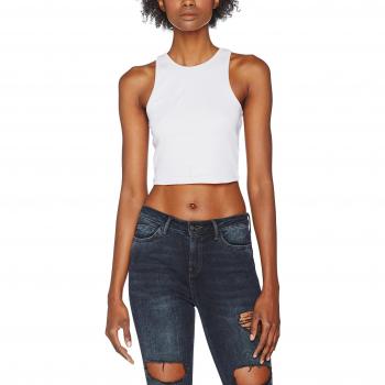 Urban Classics Women's Cropped Ribbed Top