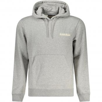 Napapijri Felpa uomo in grigio con cappuccio