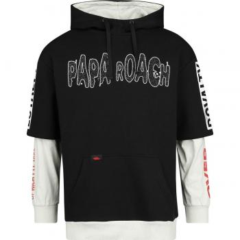 Papa Roach EMP Signature Kapuzenpullover Herren Schwarz Grau M