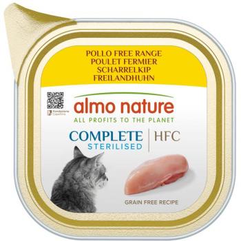 Vaschetta Almo Nature Pollo Free Range 85g per Gatti