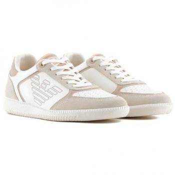 EA7 Emporio Armani Sneakers – Heritage Eagle Edition, weiß, 38 Schnürsenkel