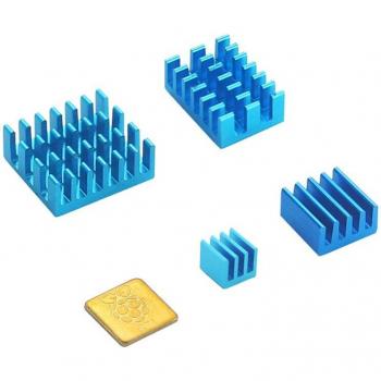 5PCs Aluminum Alloy Cooling Heatsinks for Raspberry Pi 4