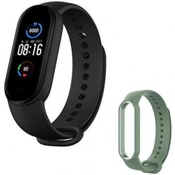 Xiaomi Mi Band 5 Gesundheits-Tracker 1,1 AMOLED Display Frauengesundheit 11 Sportmodi 24h Herzfrequenz Schlafüberwachung 50M wasserdicht Bis zu 14 Tage Lebensdauer