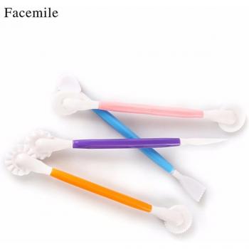 Set de 4 Plumas para Decoración de Fondant con 8 Diseños