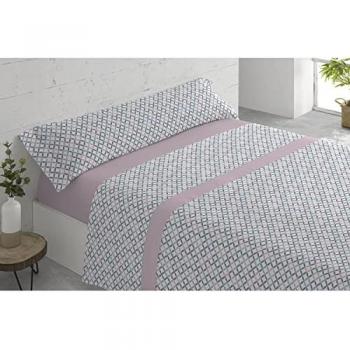 Juego de Sábanas Cama 90 Anillo Rosa Tres Piezas