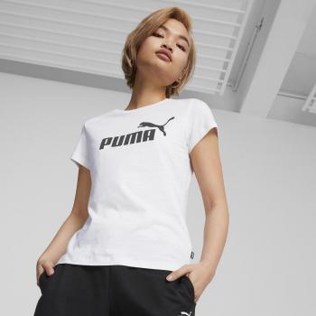Puma Essentials Damen T-Shirt mit Logo in Weiß