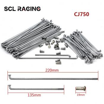 Alconstar 40pcs Motorcycle Rim Wheel Spokes for BMW R12 R75 R72 M1 M72 Ural CJ K 750