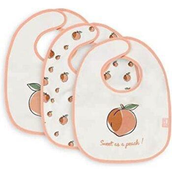 Jollein Slab Peach orange Set van 3