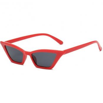 Lunettes de soleil rétro femme petit cadre yeux de chat
