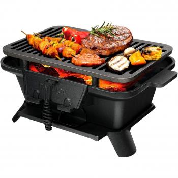BBQ Piccolo Grill Nera per Picnic