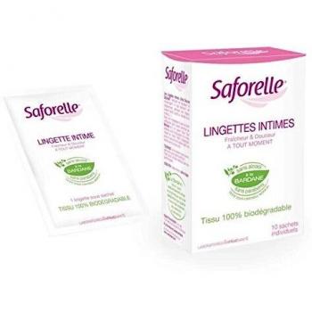 SAFORELLE Lingettes intimes Boîte/10