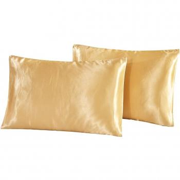 2× Soft Satin Pillowcases