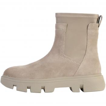 Botines de Cuero Beige Geox Vilde