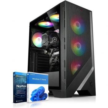Cobra V – Kiebel Gaming-PC mit Ryzen 5 5500, 32 GB DDR4, RTX 3050 8 GB, 2 TB SSD, Windows 11 (schwarz)