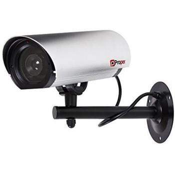 ProperAV 23cm Aluminium Imitation Security Camera