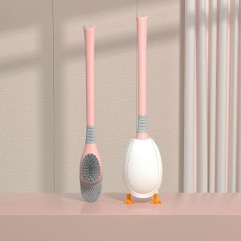 Silicone Toilet Brush with No Dead Corners