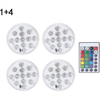 D2 Unterwasser LED Licht mit 16 Farben und Saugnapf