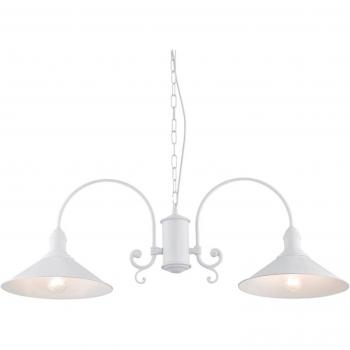 Argon Elmo 2-Bulb Ceiling Light, White