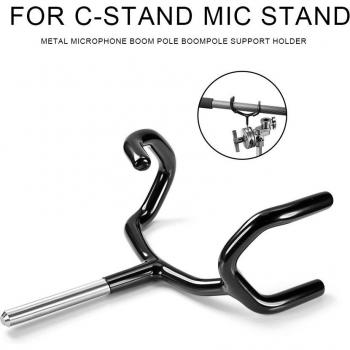 Soporte metálico para micrófono