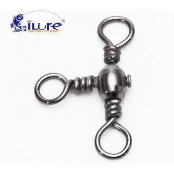 Rouleaux de pêche iLure – connecteur triple pivot, 20 pièces