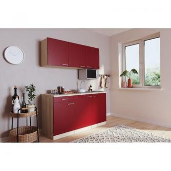 Respecta Mini Kitchen Rovere Rosso