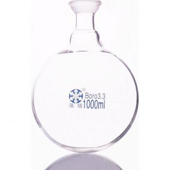 Matraz Esférico de 1000 ml, Bocina Unicuellada y Fondo Redondo