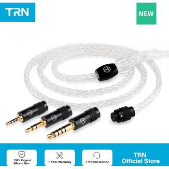 TRN T3 Pro – 8‑Core Type‑C & MMCX kabel voor Kz Moondrop VX PRO