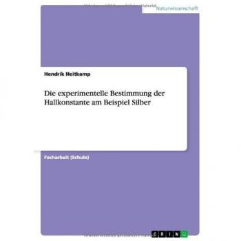 Die experimentelle Bestimmung der Hallkonstante am Beispiel Silber