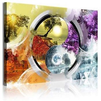 Landschaftsbild „Yang Yang“ – 4‑Stationen Leinwand