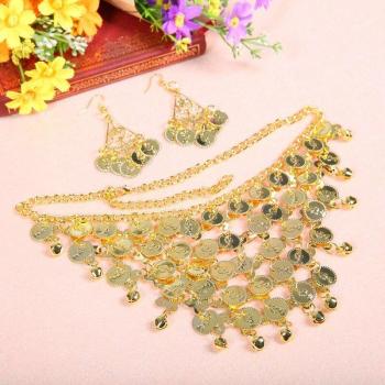 Elegancia Oriental – Collar con Pendientes
