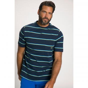 Top pigiama uomo blu righe mezze maniche taglia XL cotone JP1880
