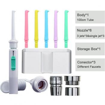 Chorro de agua oral sin pilas, limpieza dental