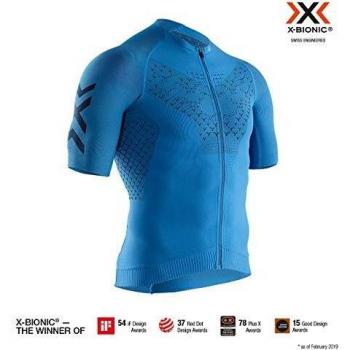 Twyce Blue‑Black Short Sleeve Jersey for Men – X‑Bionic 4.0 Edition