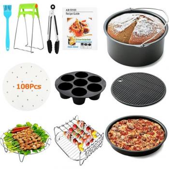 Complete Air Fryer Accessory Set for 3.2QT-6.8QT