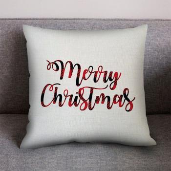 Almohada de Lino y Algodón para Decoración Festiva