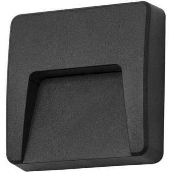 Lampada da Parete LED Grove 2.6W 4000K IP65 Nero 89Lm