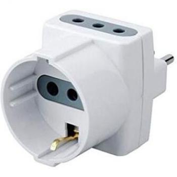 Adaptateur 10A avec 2 prises 10A