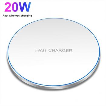 Cargador inalámbrico Qi 30W para teléfonos móviles