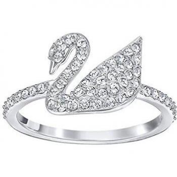 Swarovski Classic Stainless Steel Bridal Ring