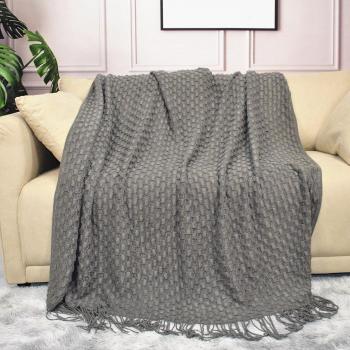 Breathable Solid Color Throw Blanket