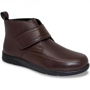 WideGrip Keller Leather Quick‑Snap Boot