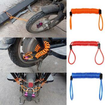 Disque de frein Moto 2×1,5 m – Sécurité rouge-orange avec câble de rappel à ressort