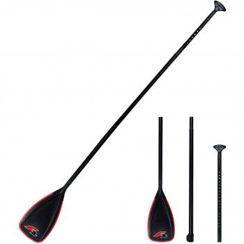 F2 SUP-Paddel »F2 Alu Paddle 3-teilig« rot/schwarz